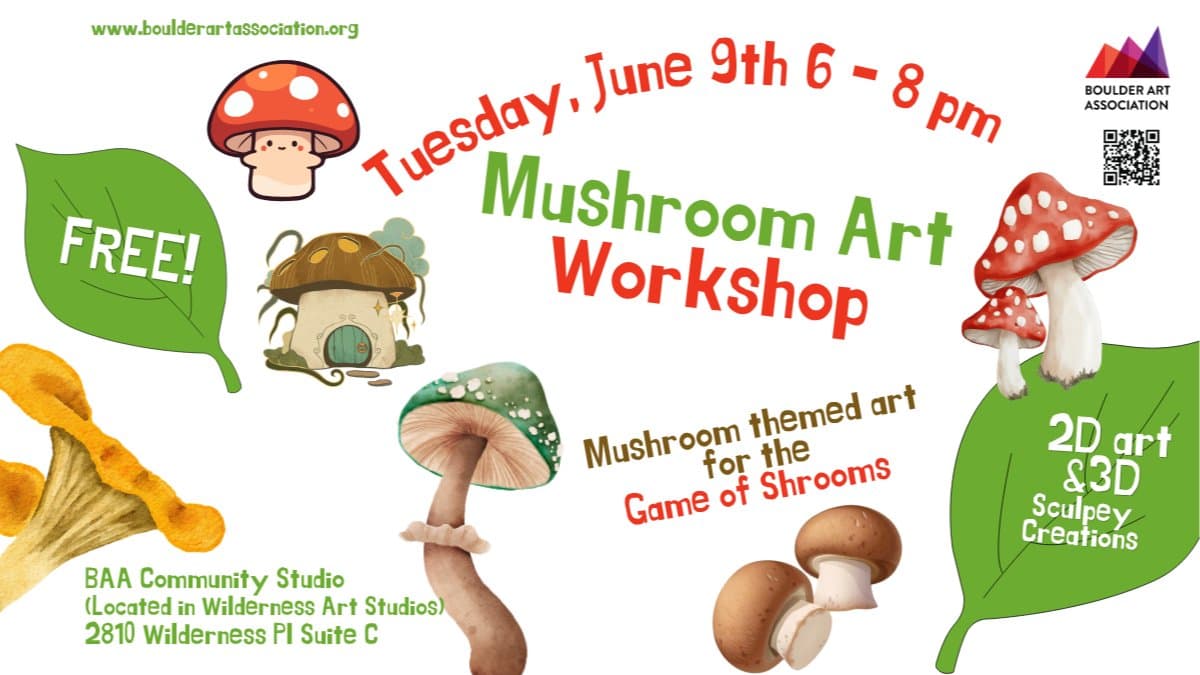 "Game of Shrooms" Mushroom Art Workshop