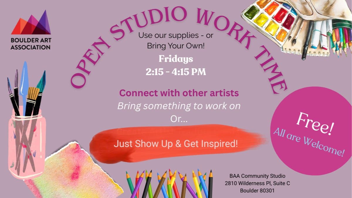 Fridays Open Studio Worktime