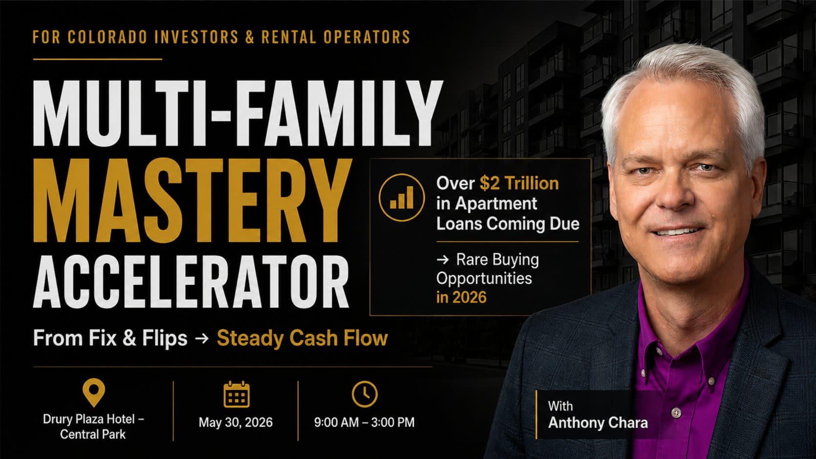 MULTI-FAMILY MASTERY ACCELERATOR with Anthony Chara